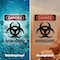 Signmission Portrait Biohazard Danger Sign, Plastic, 10in W x 14in L, 2PK OS-2PACK-DS-P-1014-V-1933 - alternate 4